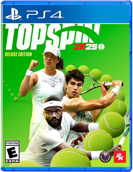 TopSpin 2K25 Deluxe Edition PlayStation 4 game box – German USK edition