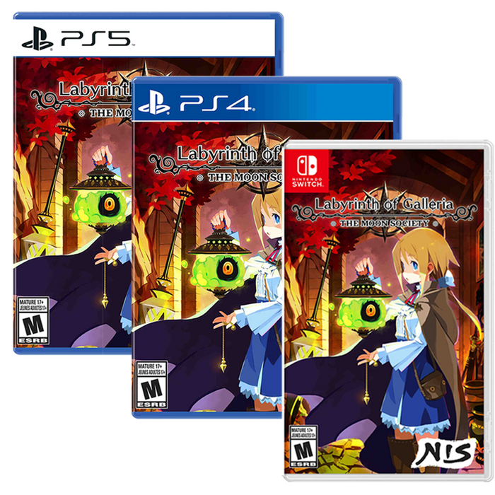 Labyrinth of Galleria: The Moon Society Standard Edition Nintendo Switch doboz