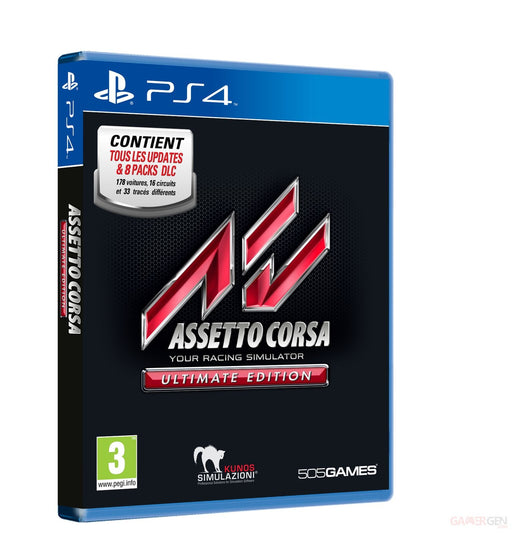 Assetto Corsa Ultimate Edition PlayStation 4 játék doboza
