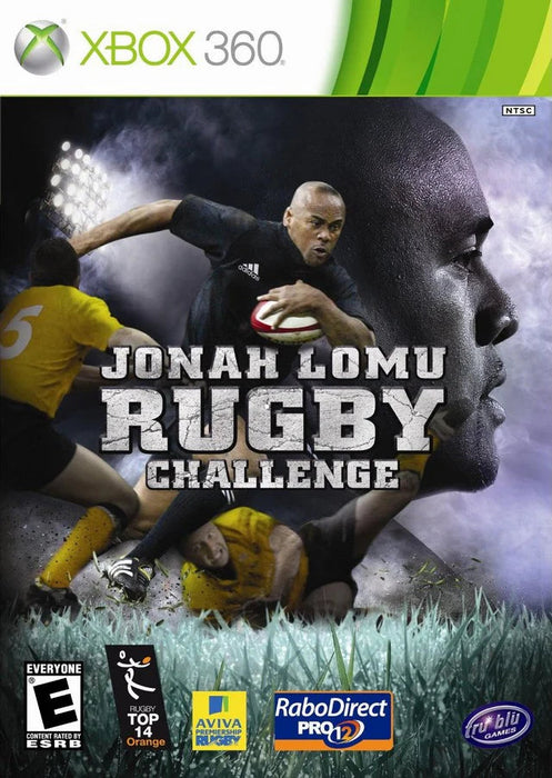 Jonah Lomu Rugby Challenge Xbox 360 game box art