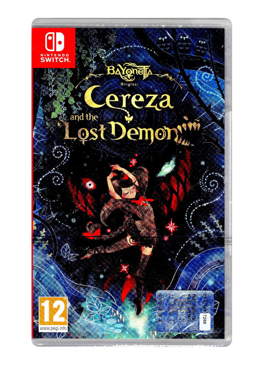 Bayonetta Origins: Cereza and the Lost Demon Nintendo Switch játék dobozborítója