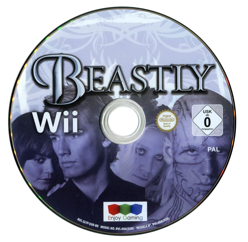 Beastly Nintendo Wii játék dobozborítója