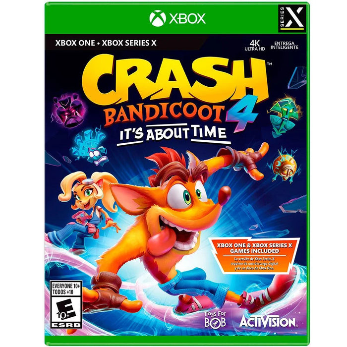 Crash Bandicoot 4: It's About Time Xbox One game box art