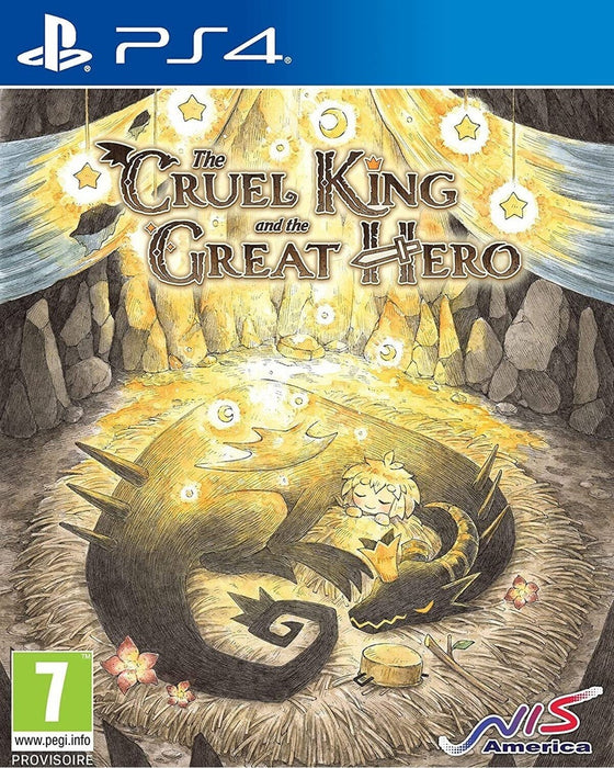The Cruel King and the Great Hero Standard Edition PS4 box art – German box