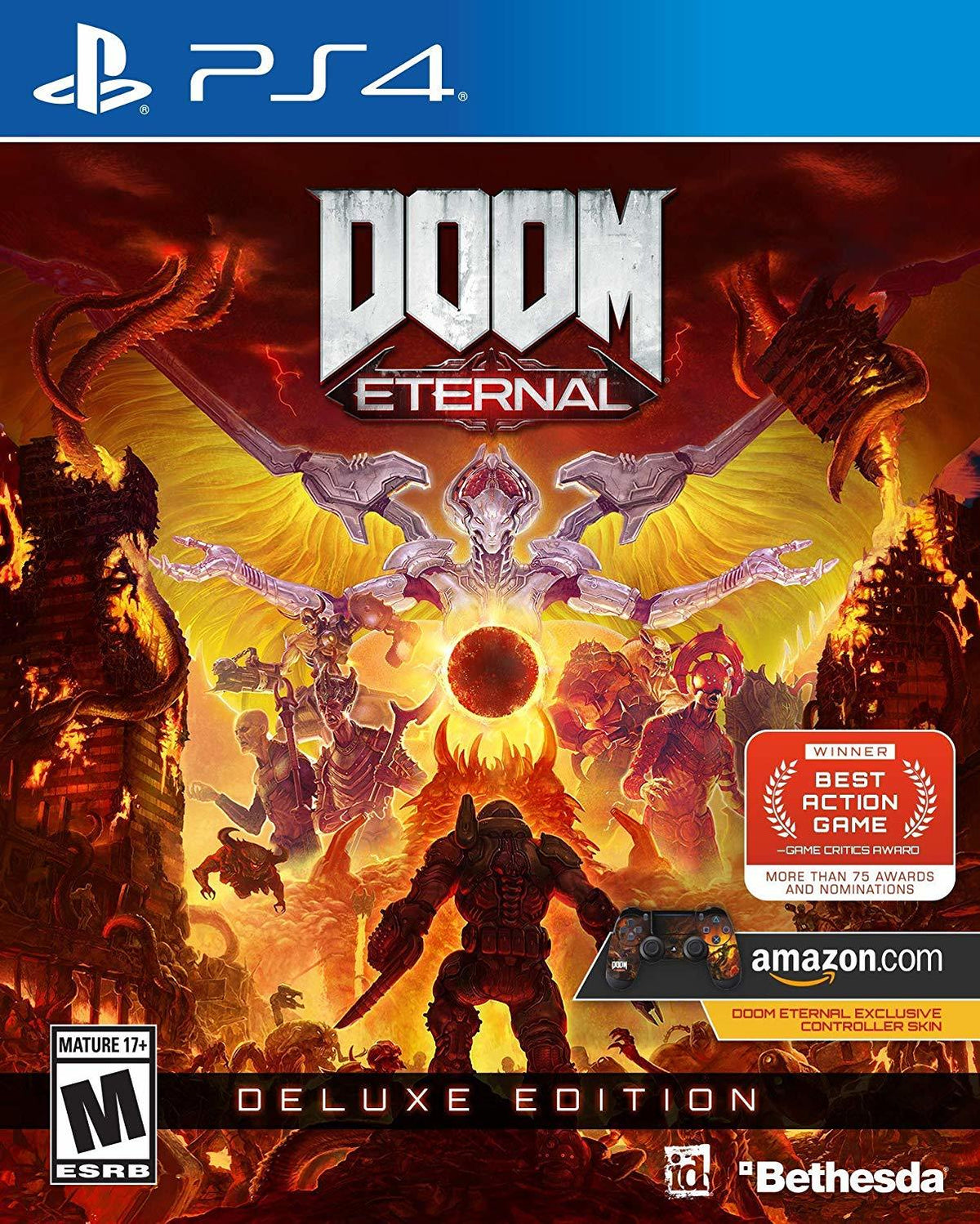 DOOM Eternal PlayStation 4 game box art