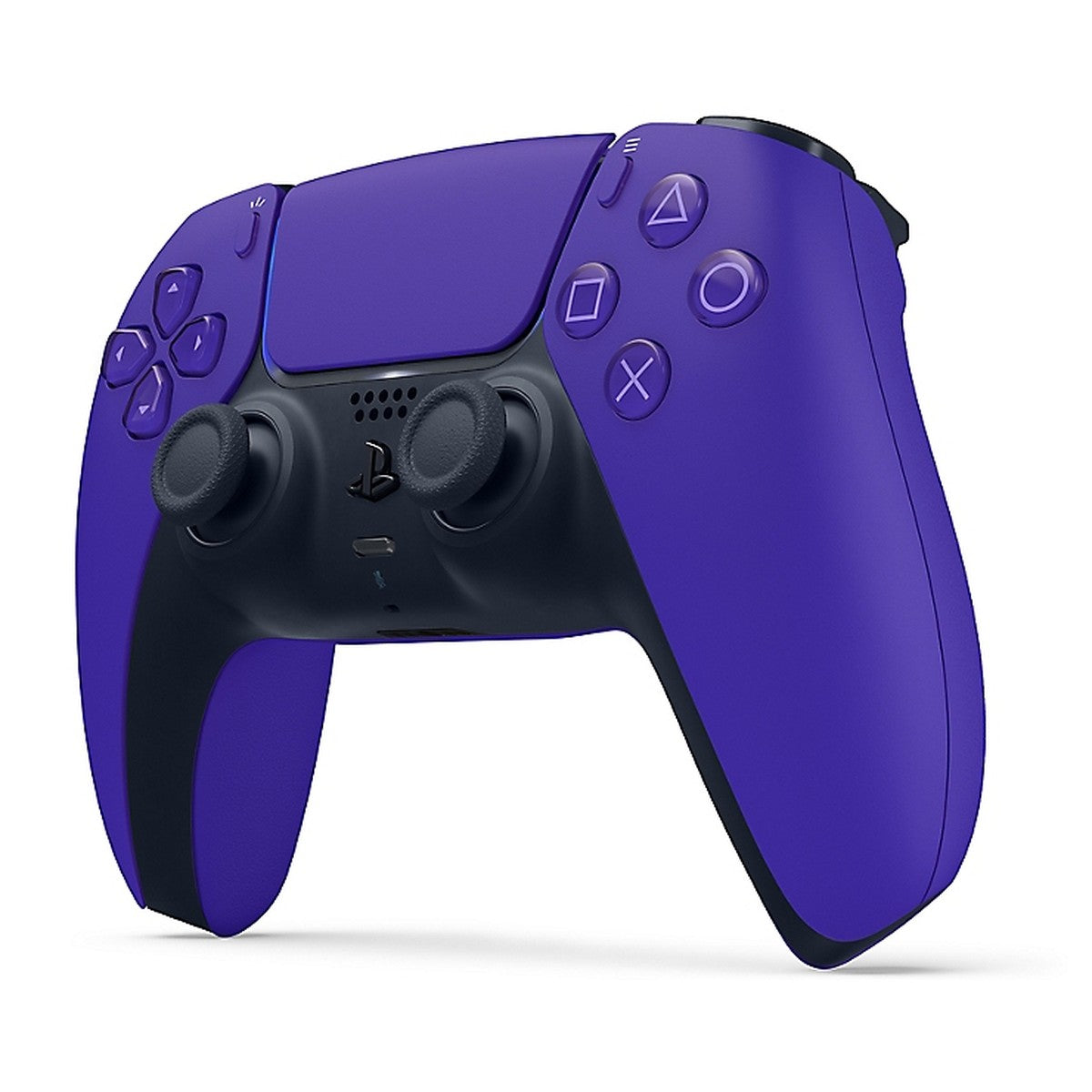 DualSense Wireless Controller – Galactic Purple (PlayStation 5) – angled view
