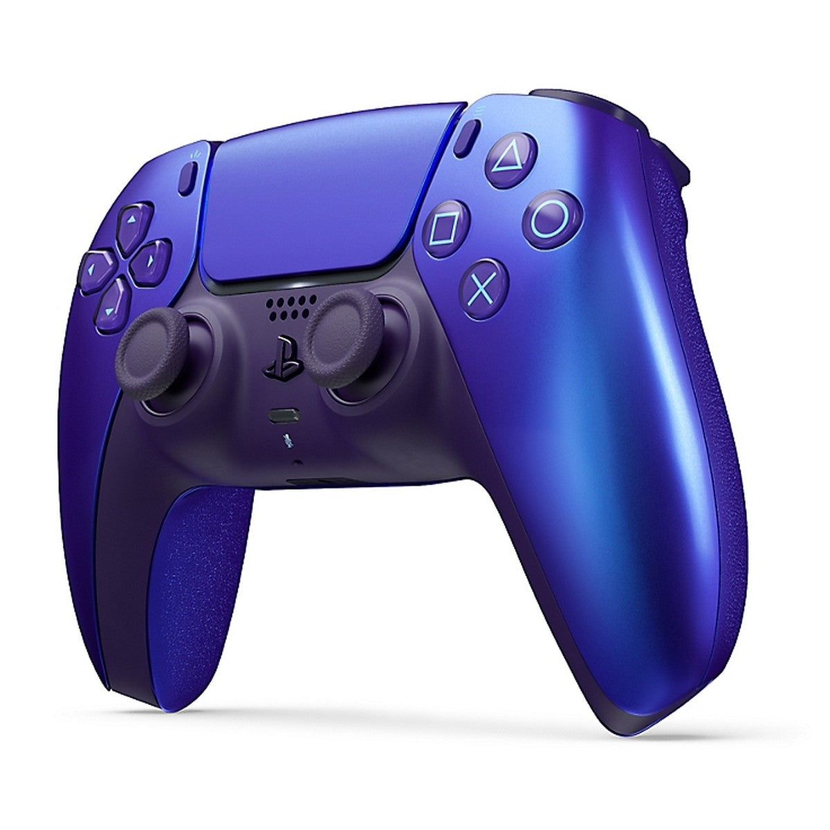 DualSense Wireless Controller – Chroma Indigo (PlayStation 5) – angled view