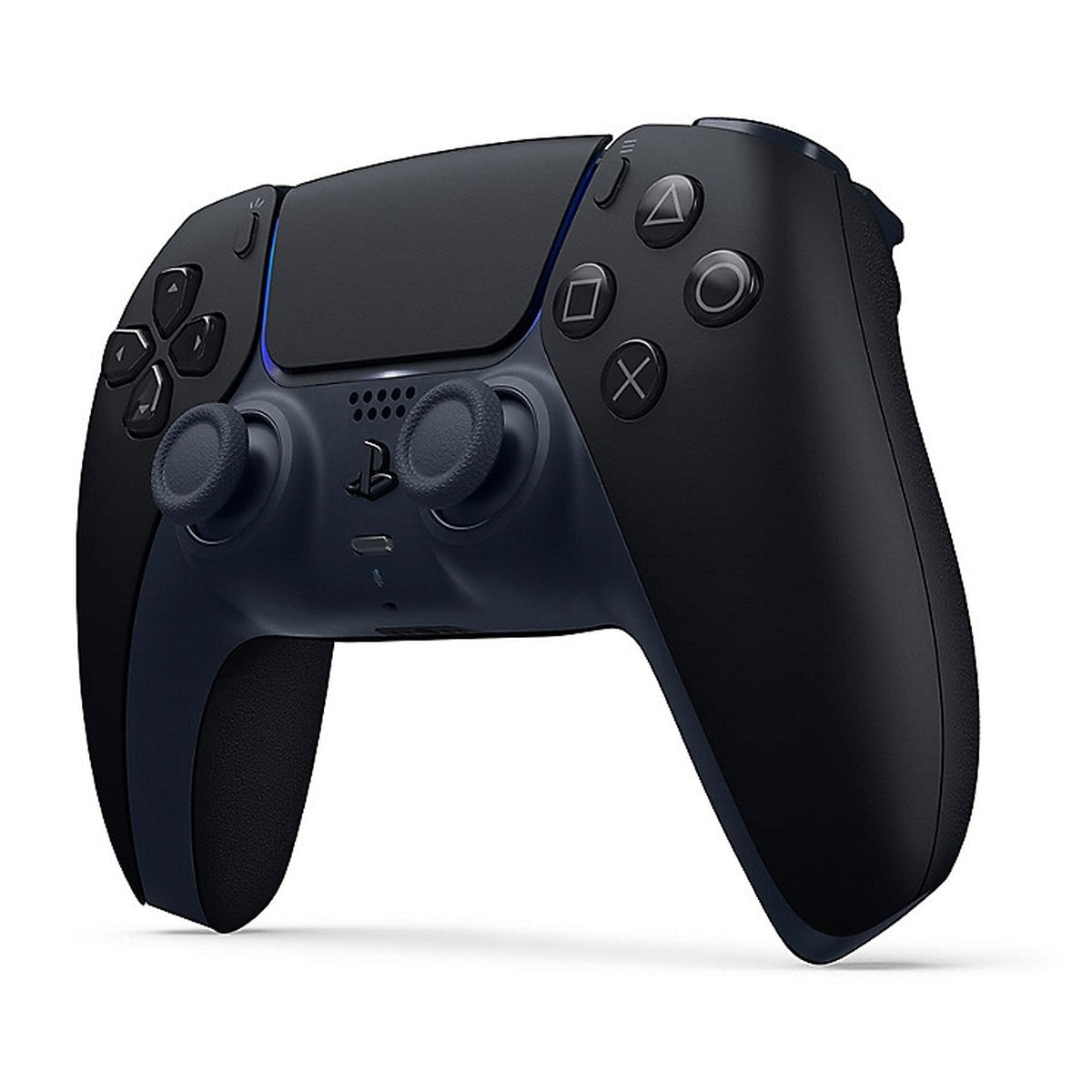 DualSense Wireless Controller – Midnight Black (PlayStation 5) – angled view
