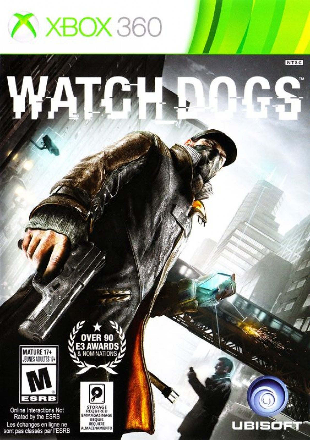 Watch Dogs Classics edition Xbox 360 game box art