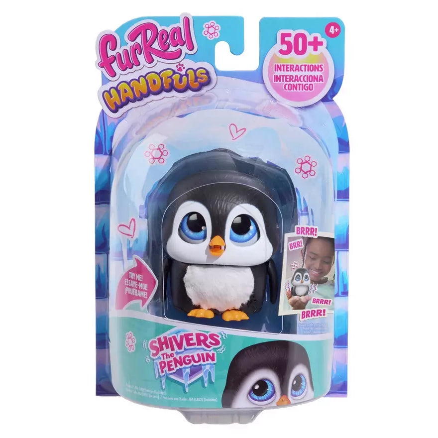 FurReal Handfuls Shivers The Penguin soft plush toy