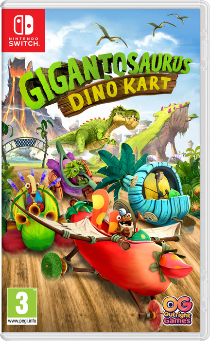 Gigantosaurus: Dino Kart Nintendo Switch játék doboza