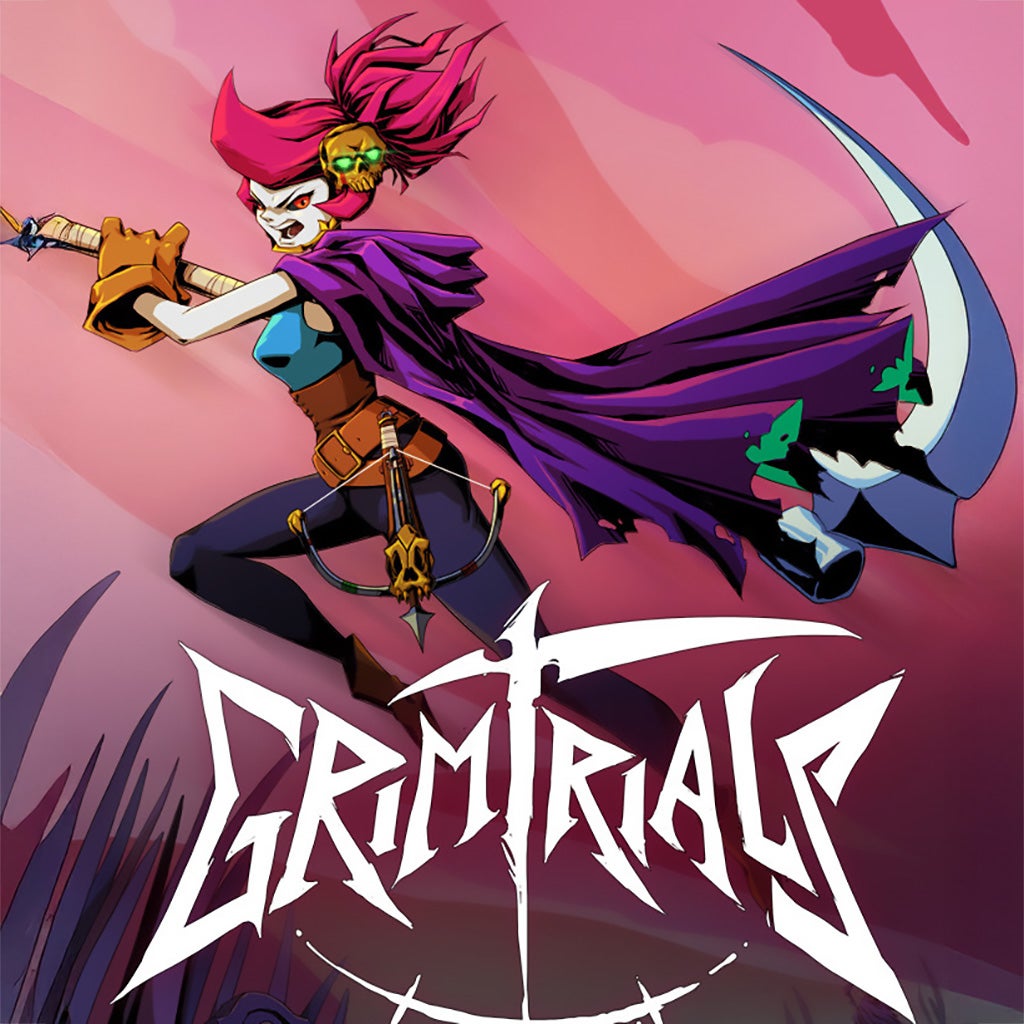 Grim Trials PlayStation 5 game box art – Asian edition
