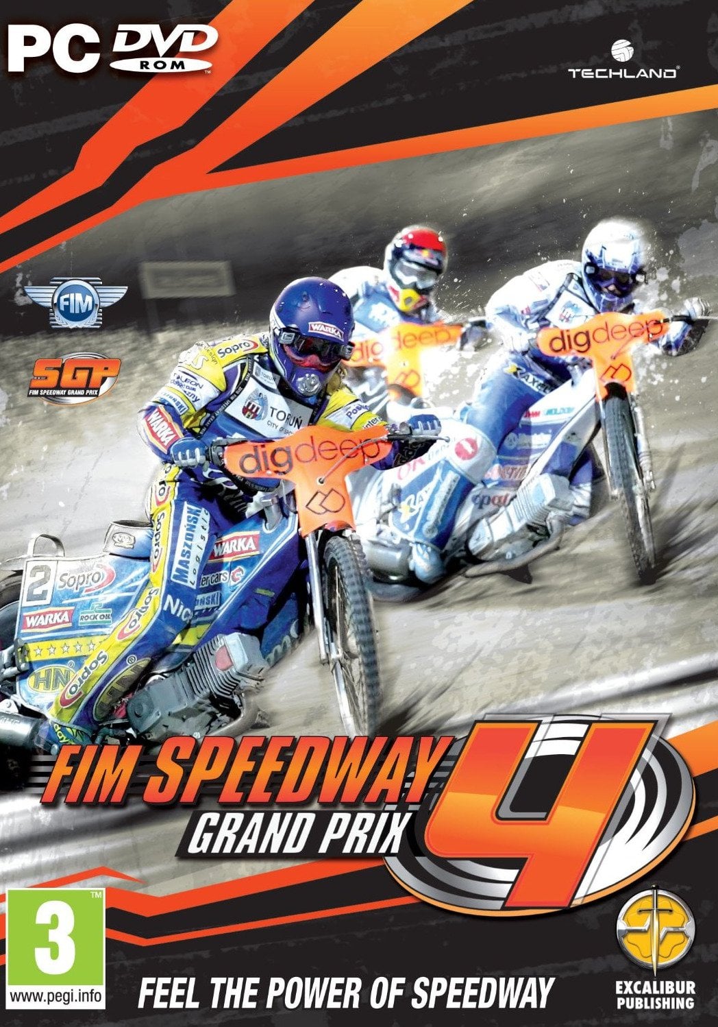 FIM Speedway Grand Prix 4 PC game box art