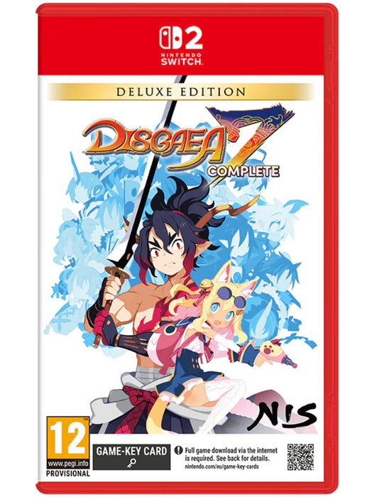 Disgaea 7 Complete Deluxe Edition Nintendo Switch 2 game box – Italian edition