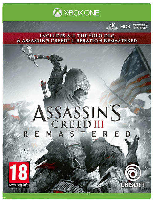 Assassin's Creed III & Liberation Remastered Xbox One játék doboza