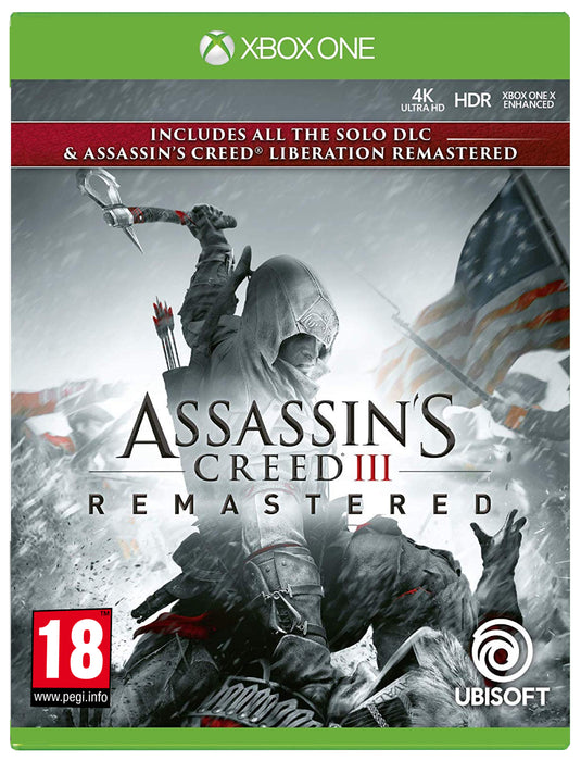 Assassin's Creed III & Liberation Remastered Xbox One game box art