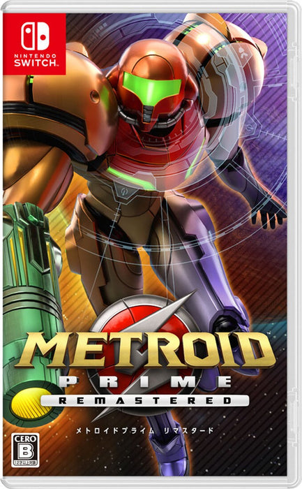 Metroid Prime Remastered Nintendo Switch játék dobozborítója