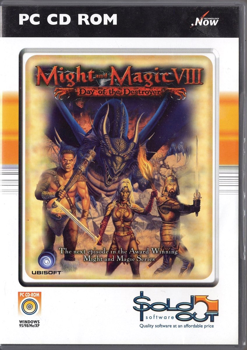 Might and Magic VIII: Day of the Destroyer PC game box