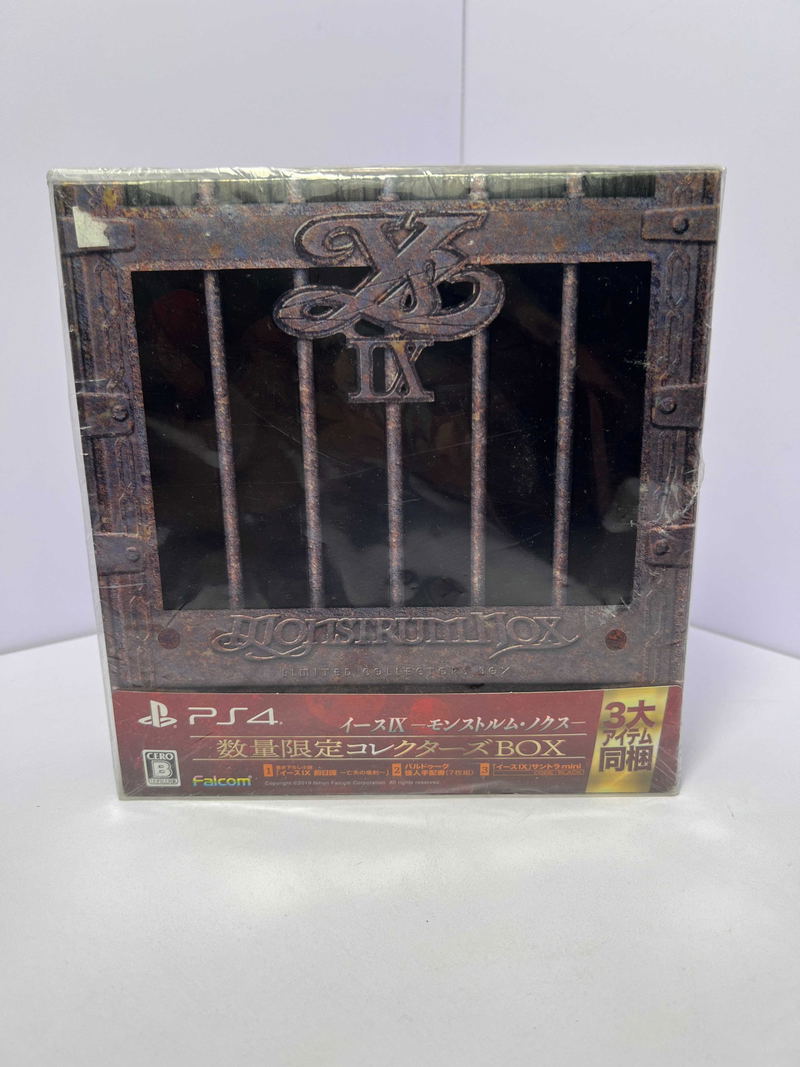 Ys IX: Monstrum Nox Limited Edition PlayStation 4 UK box front cover
