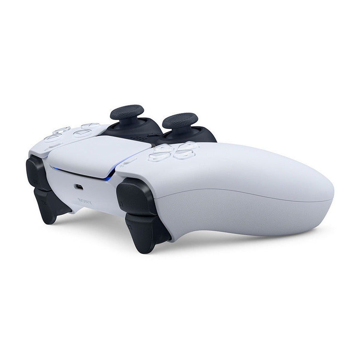 DualSense Wireless Controller – White (PlayStation 5) – angled view
