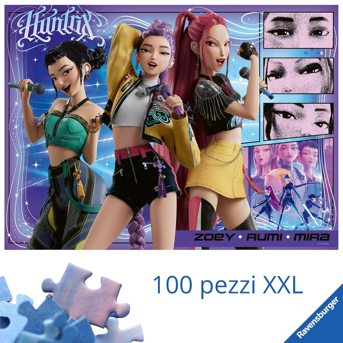 Ravensburger K-Pop Demon Hunters 150pc XXL puzzle box