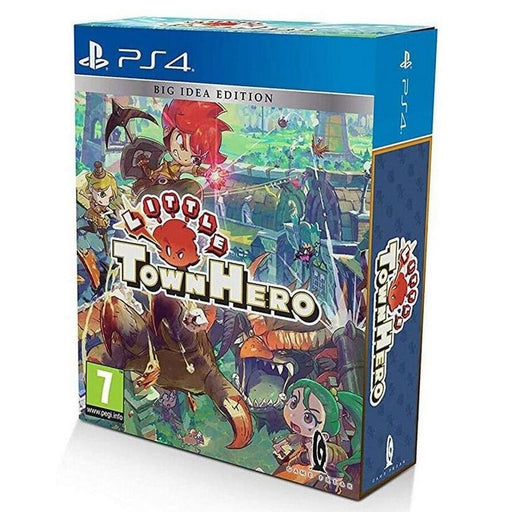 Little Town Hero Big Idea Edition PS4 gyűjtői doboz artbookkal, posztерrel, kitűzőkkel és CD-vel
