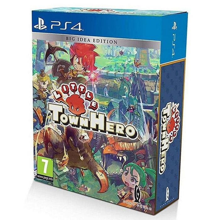 Little Town Hero Big Idea Edition PS4 collector's box with art book, poster, pins and soundtrack CD