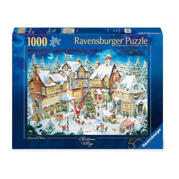 Ravensburger Christmas Town 1000-piece jigsaw puzzle box