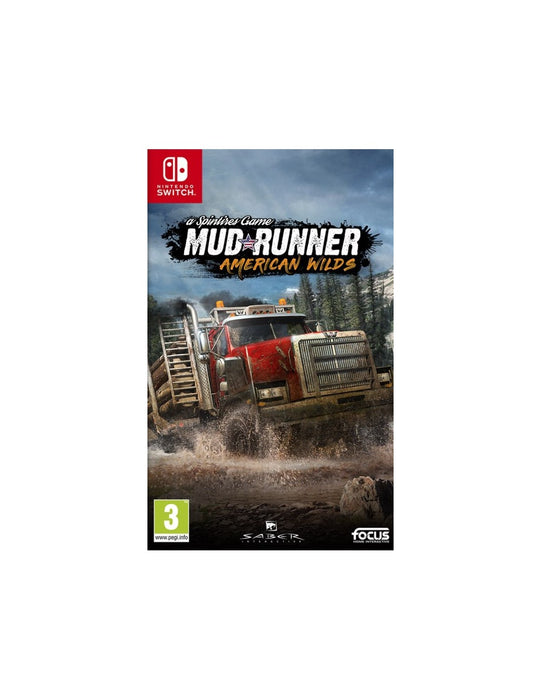 Spintires: MudRunner - American Wilds Edition Nintendo Switch game box