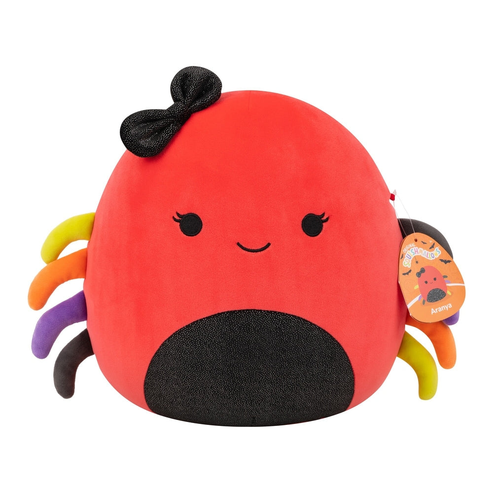 Squishmallows Halloween Aranya the Red Spider 7.5 inch plush toy