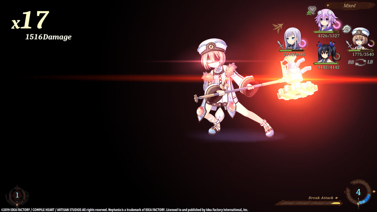 Super Neptunia RPG (PlayStation 4) – játékkép 1