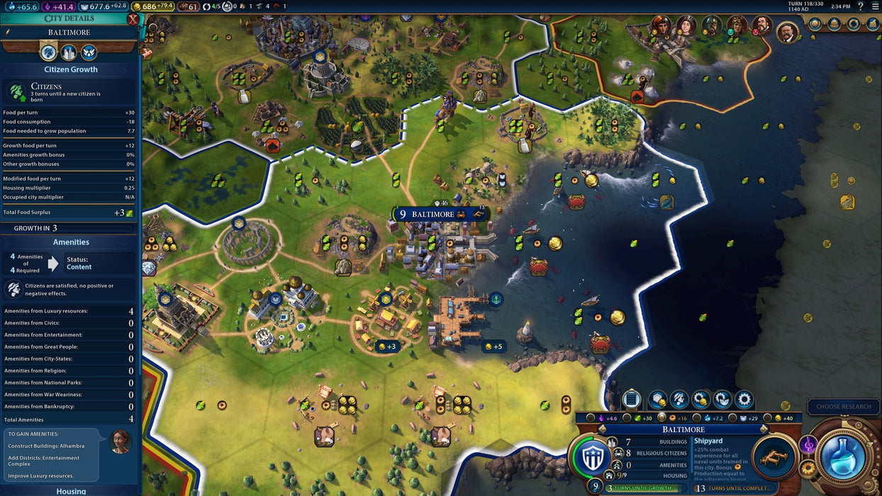Sid Meier's Civilization VI (PlayStation 4) – játékkép 3