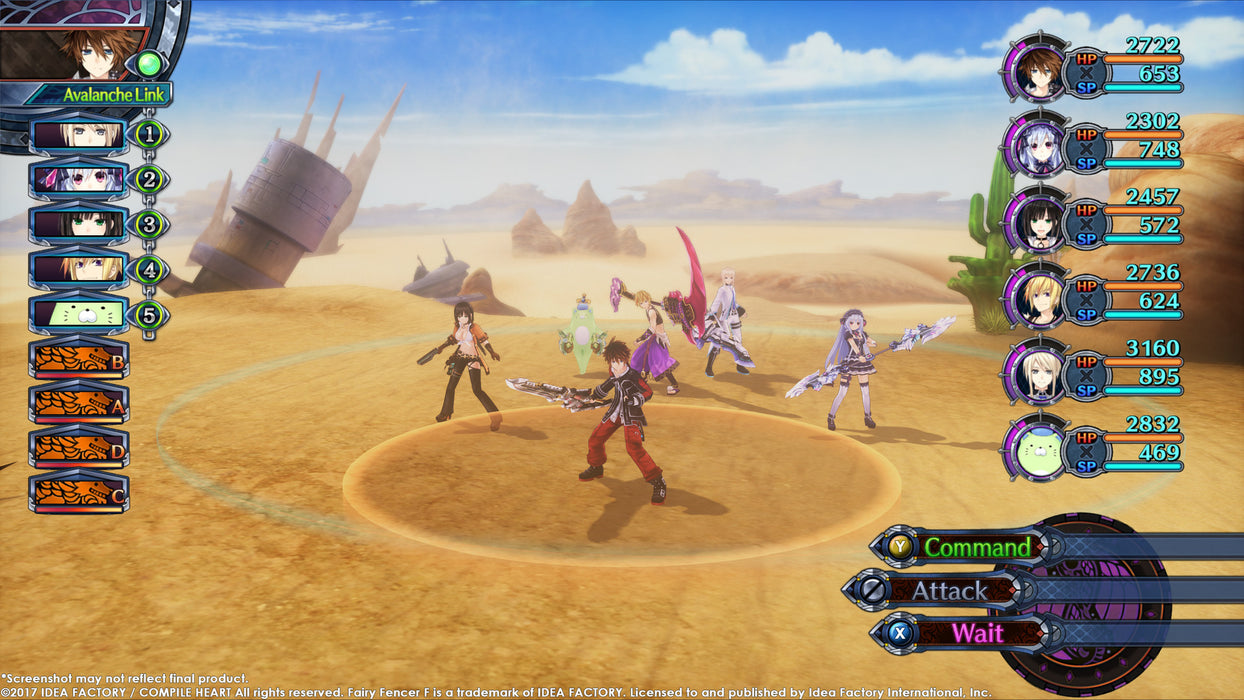 Fairy Fencer F: Advent Dark Force (PlayStation 4) – screenshot 1