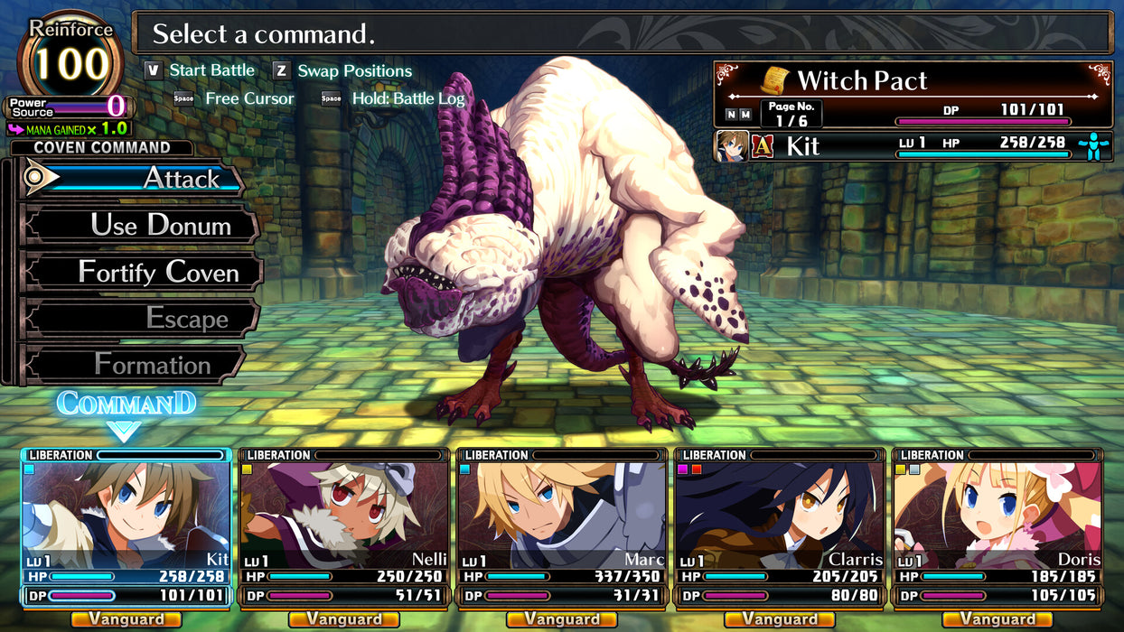 Labyrinth of Galleria: The Moon Society - Standard Edition (PlayStation 4) – játékkép 1