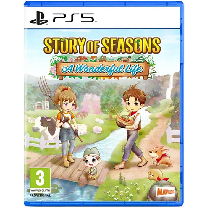 Story of Seasons: A Wonderful Life PlayStation 5 borító