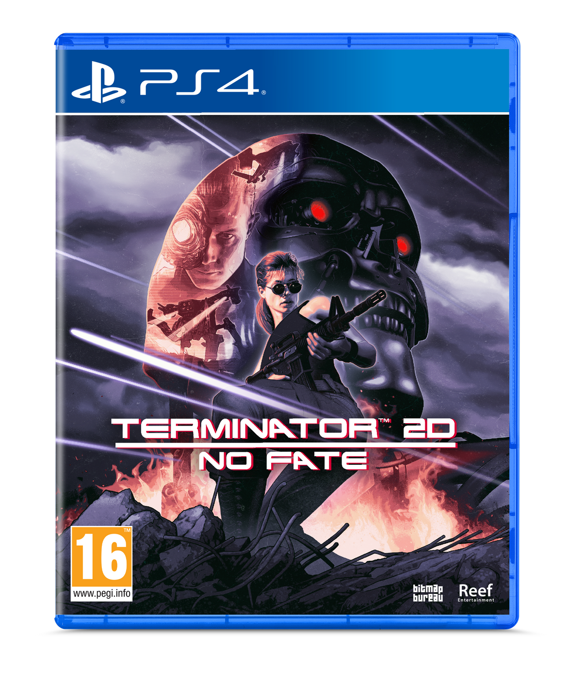 Terminator 2D: No Fate PlayStation 4 fizikai kiadás borítója