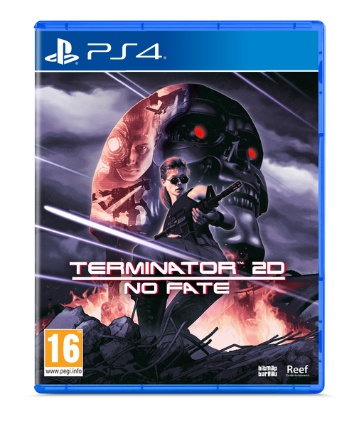 Terminator 2D: No Fate PlayStation 4 fizikai kiadás borítója