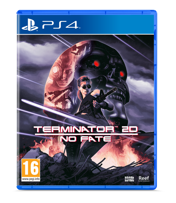 Terminator 2D: No Fate PlayStation 4 physical edition box art