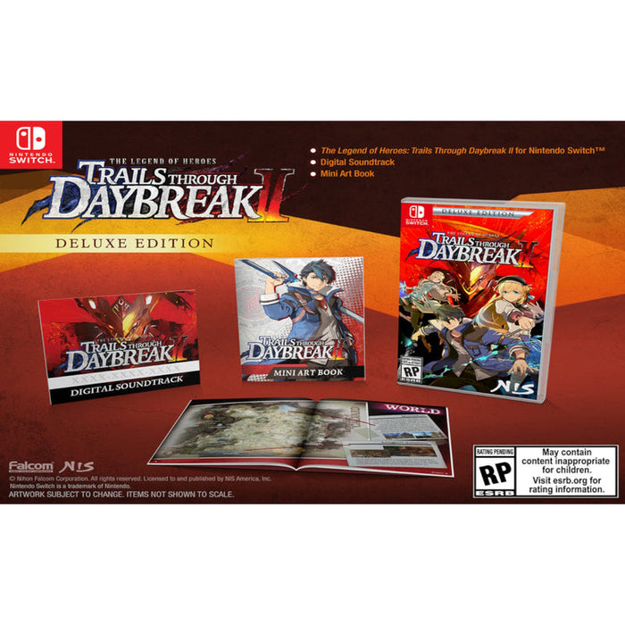 The Legend of Heroes: Trails through Daybreak II Deluxe Edition Nintendo Switch doboz