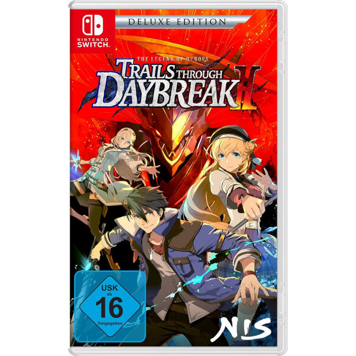 The Legend of Heroes: Trails through Daybreak II Deluxe Edition Nintendo Switch német doboz