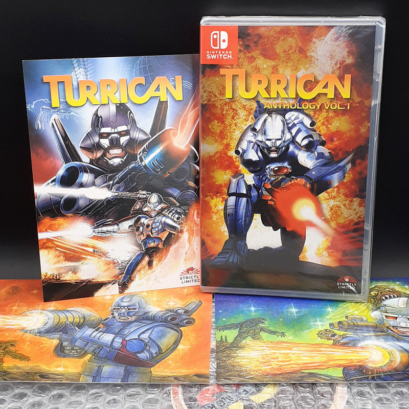 Turrican Anthology Vol. 1 Nintendo Switch physical edition box