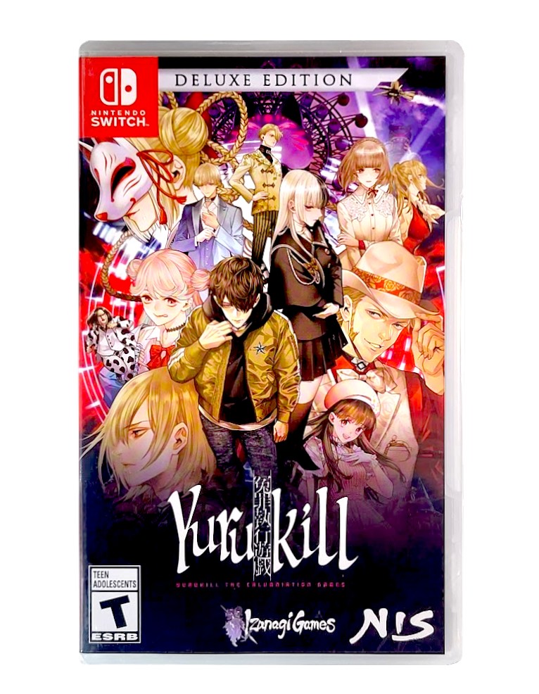 Yurukill: The Calumniation Games Deluxe Edition Nintendo Switch box art