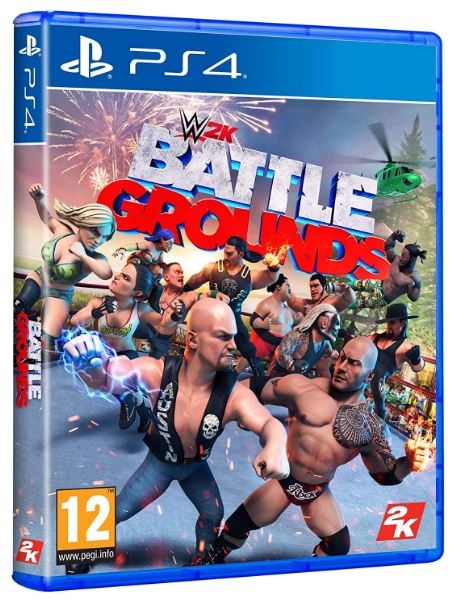 WWE 2K Battlegrounds PlayStation 4 játék borítója