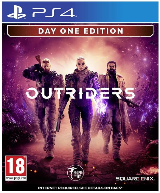 Outriders Day One Edition PlayStation 4 játék doboza