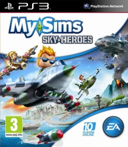 MySims SkyHeroes PlayStation 3 játék doboza – olasz kiadás