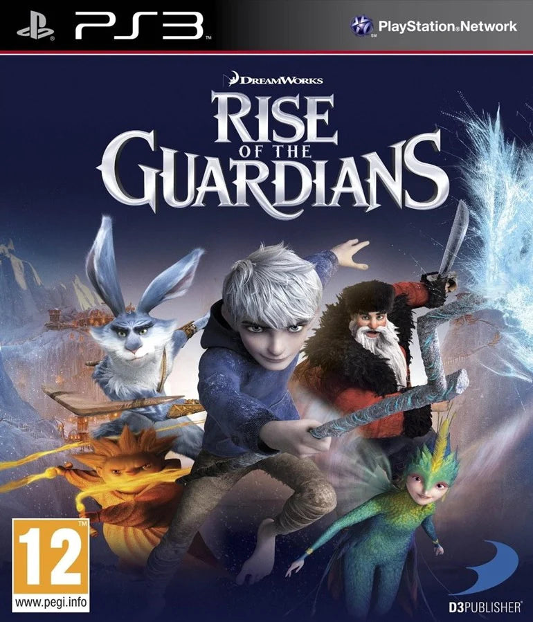 Rise of the Guardians PlayStation 3 játék borítója – olasz kiadás