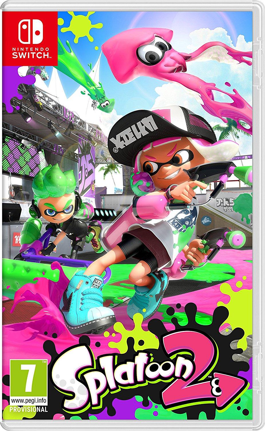 Splatoon 2 Nintendo Switch játék doboza