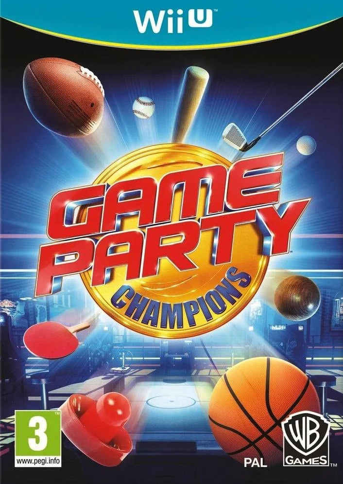 Game Party Champions Wii U – francia borítós kiadás eleje