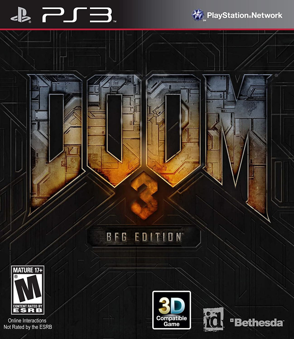 Doom 3 BFG Edition PlayStation 3 játék doboza