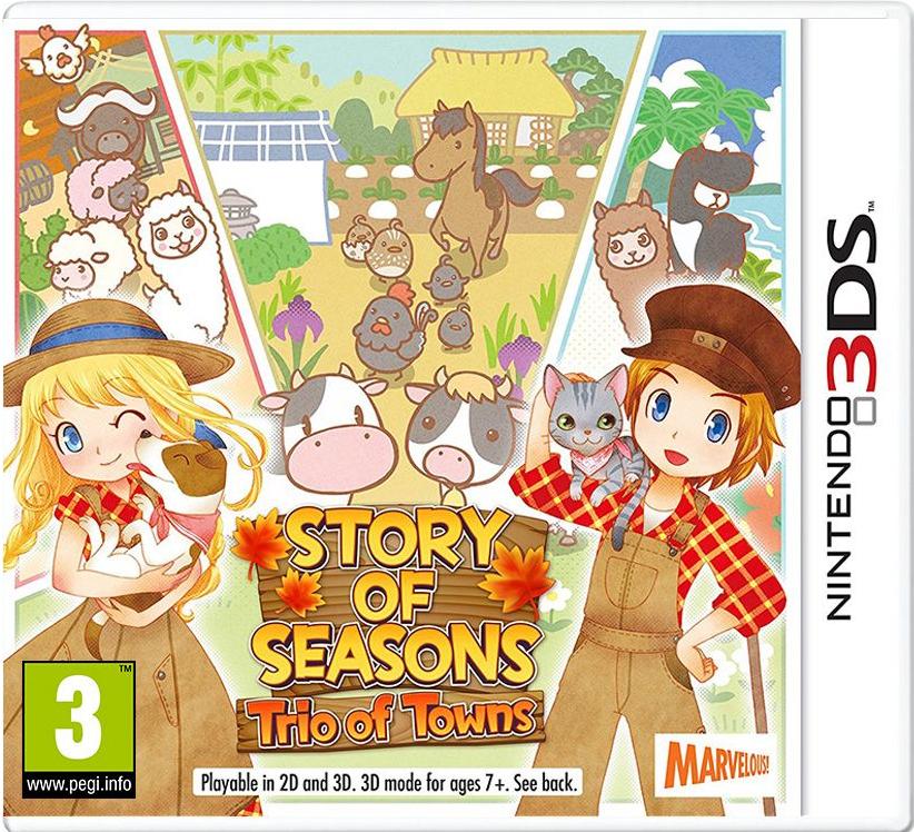 Story of Seasons: Trio of Towns Nintendo 3DS játék doboza